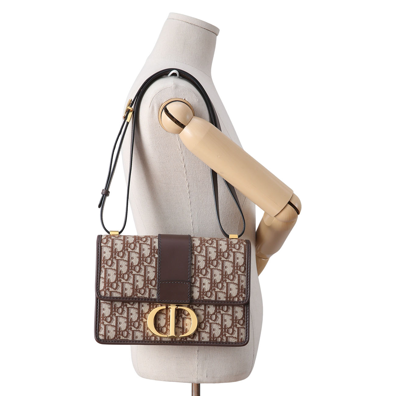 CHRISTIAN DIOR(USED)크리스찬디올 오블리크 몽테인30 숄더백